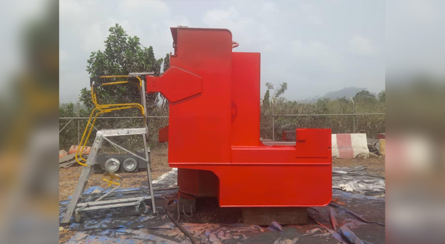 Primer paints on after sandblasting works